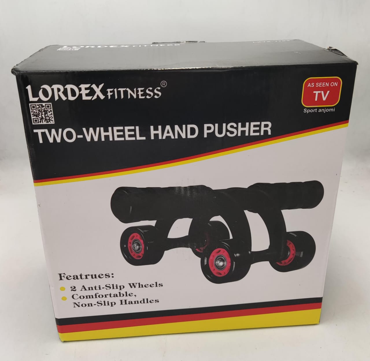 🔥LORDEX Dual-Wheel Hand Pusher – Portable Fitness Exercise Tool