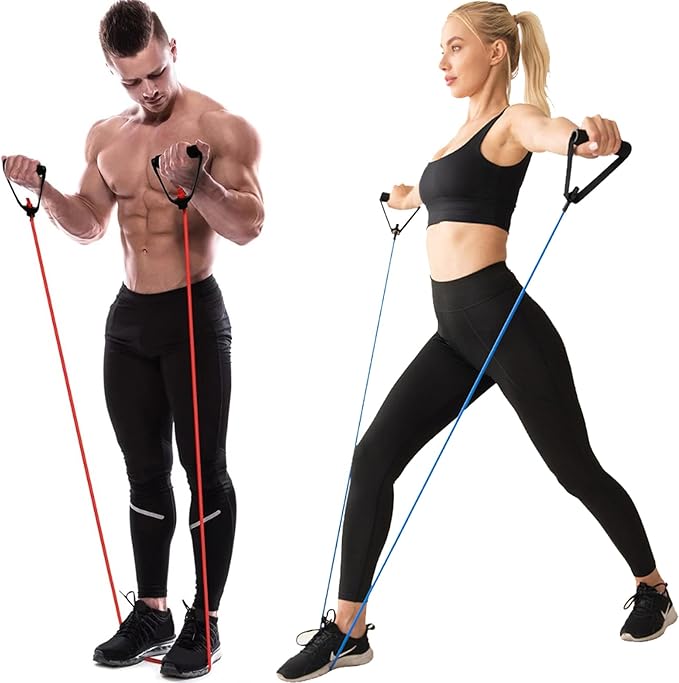 🔥LORDEX Pall Rope Resistance Tube – Full-Body Workout Band