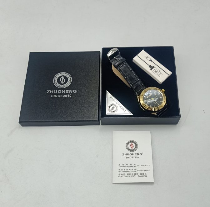 🔥New Military USB Lighter Watch Men's